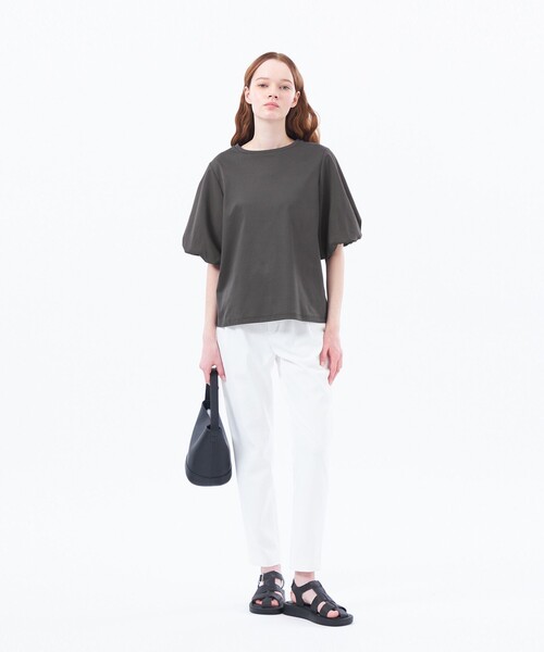 MACKINTOSH PHILOSOPHY(マッキントッシュ フィロソフィー)の「【2025年春夏モデル】DRY OXFORD テーパードパンツ(その他パンツ・レディース・グレー系その他/カーキ/ベージュ/レッド/ダークネイビー/グリーン/オフホワイト/チャコールグレー/オレンジ・34/36/38/40)」の12枚目の写真