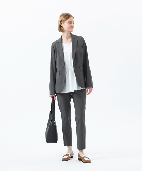 MACKINTOSH PHILOSOPHY(マッキントッシュ フィロソフィー)の「【2025年春夏モデル】DRY OXFORD テーパードパンツ(その他パンツ・レディース・グレー系その他/カーキ/ベージュ/レッド/ダークネイビー/グリーン/オフホワイト/チャコールグレー/オレンジ・34/36/38/40)」の14枚目の写真
