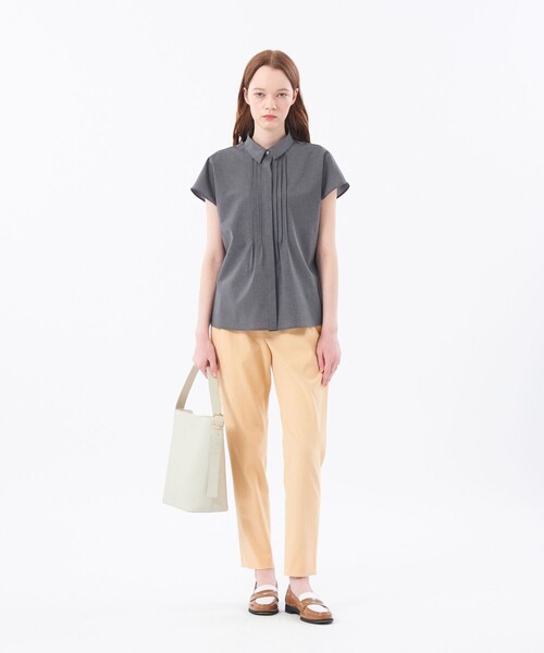 MACKINTOSH PHILOSOPHY(マッキントッシュ フィロソフィー)の「【2025年春夏モデル】DRY OXFORD テーパードパンツ(その他パンツ・レディース・グレー系その他/カーキ/ベージュ/レッド/ダークネイビー/グリーン/オフホワイト/チャコールグレー/オレンジ・34/36/38/40)」の22枚目の写真