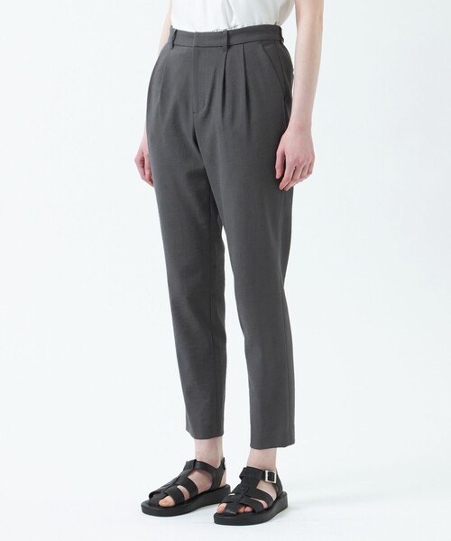 MACKINTOSH PHILOSOPHY（ﾏｯｷﾝﾄｯｼｭ ﾌｨﾛｿﾌｨｰ）の「【2025年春夏モデル】DRY OXFORD テーパードパンツ（その他パンツ・レディース・グレー系その他/カーキ/ベージュ/レッド/ダークネイビー/グリーン/オフホワイト/チャコールグレー/オレンジ・34/36/38/40）」の14枚目の写真