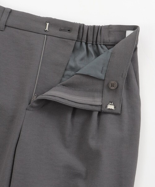 MACKINTOSH PHILOSOPHY（ﾏｯｷﾝﾄｯｼｭ ﾌｨﾛｿﾌｨｰ）の「【2025年春夏モデル】DRY OXFORD テーパードパンツ（その他パンツ・レディース・グレー系その他/カーキ/ベージュ/レッド/ダークネイビー/グリーン/オフホワイト/チャコールグレー/オレンジ・34/36/38/40）」の10枚目の写真