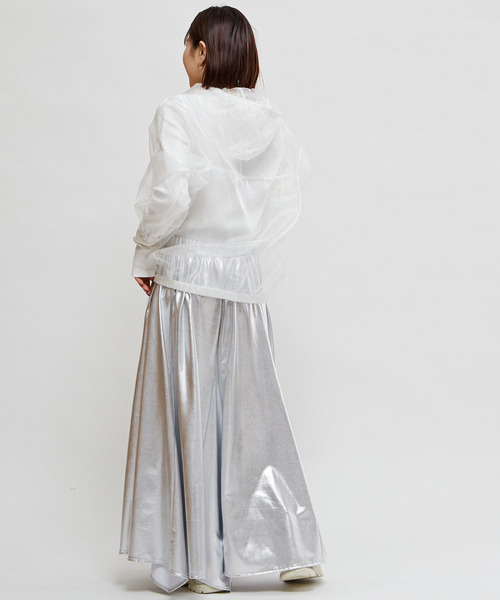 CONVERSE TOKYO（コンバーストウキョウ）の「SHINY STAR★ CUT SKIRT（スカート・レディース・シルバー/グレー・FREE）」の14枚目の写真