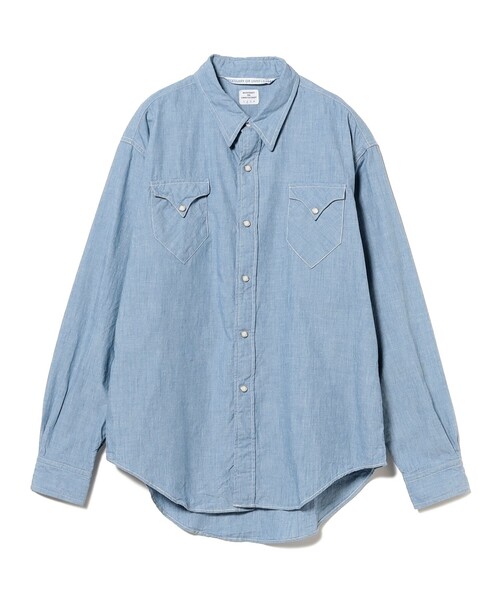 ブラウス シャツ NECESSARY or UNNECESSARY / WESTERN ウエスタンシャツ レディース メンズ セール】NECESSARY or UNNECESSARY / WESTERN ウエスタンシャツ