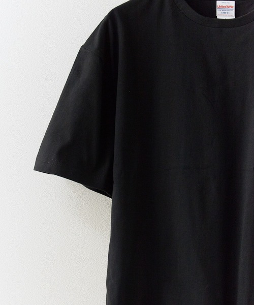 United Athle（ユナイテッドアスレ）の「【United Athle】ミディアムコットン 4.7オンス レギュラーフィット 半袖 カジュアルTシャツ レディース 2026年春夏（Tシャツ/カットソー・レディース・スミクロ/ネイビー/サンドベージュ/イエロー/ホワイト/ブラック/スモーキーグリーン系1/ライトブルー/アッシュ・XS/S/M/L/XL）」の16枚目の写真