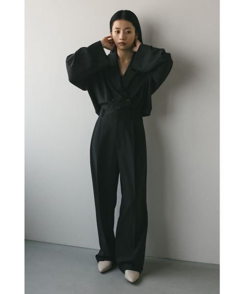 STYLEMIXER(スタイルミキサー)の「イージー2タックパンツ(スラックス・レディース・イエロー/アイボリー/ブラック・X-SMALL/SMALL/MEDIUM)」の16枚目の写真