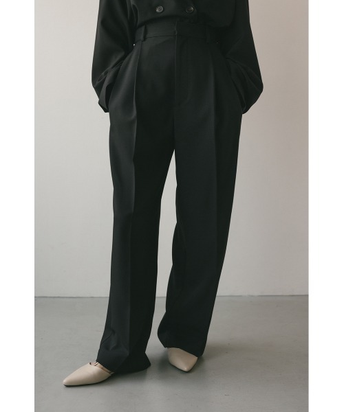 STYLEMIXER(スタイルミキサー)の「イージー2タックパンツ(スラックス・レディース・イエロー/アイボリー/ブラック・X-SMALL/SMALL/MEDIUM)」の17枚目の写真