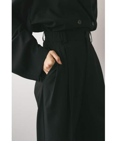 STYLEMIXER(スタイルミキサー)の「イージー2タックパンツ(スラックス・レディース・イエロー/アイボリー/ブラック・X-SMALL/SMALL/MEDIUM)」の21枚目の写真