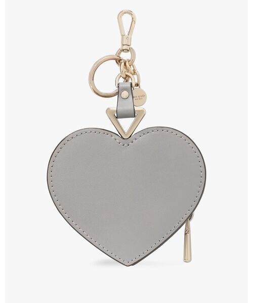 kate spade new york（ケイトスペード ニューヨーク）の「リブ ハート コイン パース（コインケース・レディース・グレー・ONESIZE）」の4枚目の写真