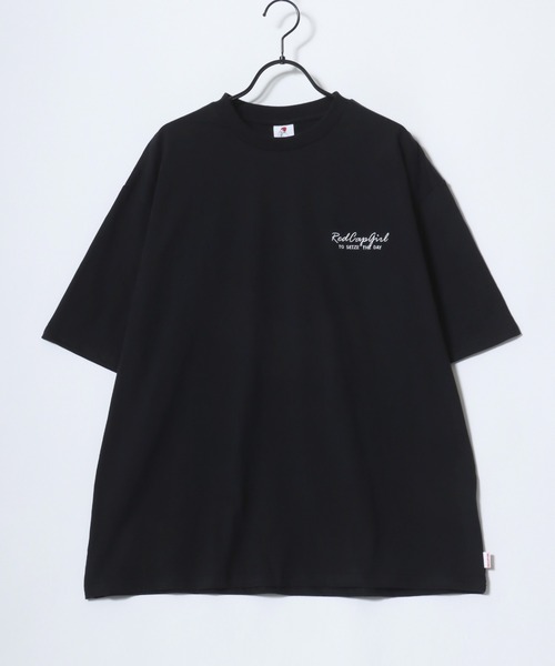 tシャツ M2429 ネコをバッグからプリント半Ｔ レディース セール】Red Cap Girl/レッドキャップガール オーバーサイズ