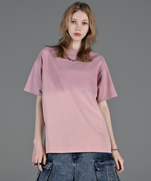 vintage design gradation relax fit T shirt / ヴィンテージ
