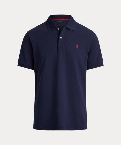 POLO RALPH LAUREN(ポロ ラルフ ローレン)の「テーラード フィット パフォーマンス メッシュ ポロシャツ(ポロシャツ・メンズ・ネイビー系1・L/M/S)」の7枚目の写真