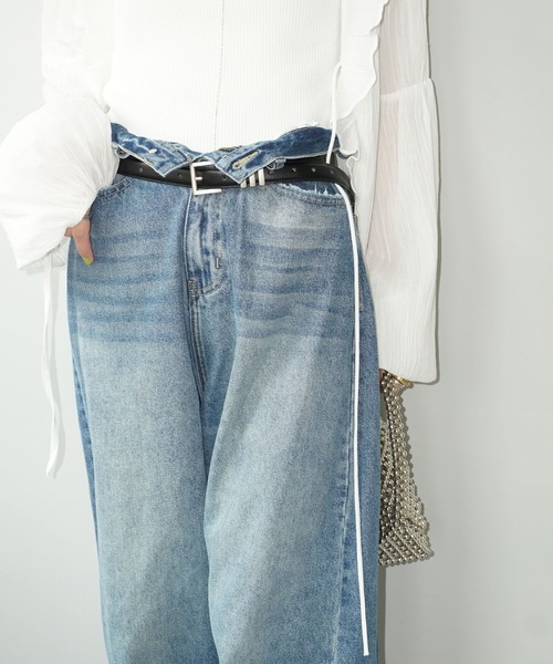 ヴィンテージ ルーズワイドデニム chw25s048-ファッション通販サイト