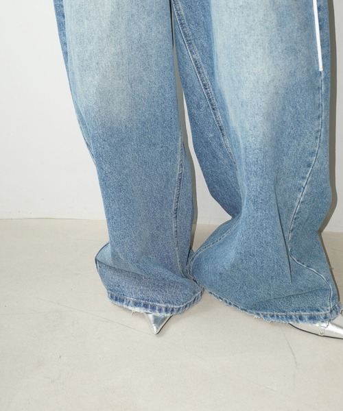 Fano Studios ヴィンテージ調ルーズワイドデニム Fano Studios パンツのファッション通販ページ-chuclla,FANO