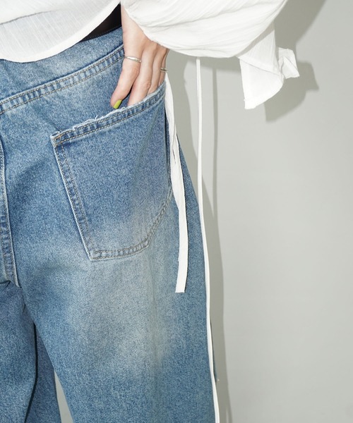 ヴィンテージ ルーズワイドデニム chw25s048-ファッション通販サイト