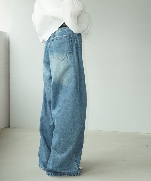 ヴィンテージ ルーズワイドデニム chw25s048-ファッション通販