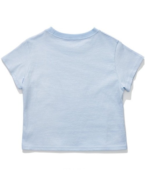 ACOVER（オコボ）の「A'GEM/9 × .kom 『ACOVER/オコボ』 Courage Lettering Short Sleeve T-Shirt/カレッジレタリング半袖Tシャツ（Tシャツ/カットソー・レディース・ホワイト/ライトグレー/ブルー/ブラック・FREE）」の7枚目の写真