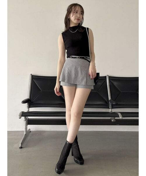 dazzlin（ダズリン）の「コンパクトノースリニットトップス（ニット/セーター・レディース・オフホワイト/ブラック/ピンク/その他1・FREE）」の19枚目の写真