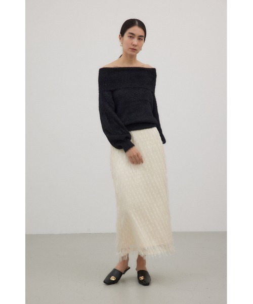 crie conforto(クリーコンフォルト)の「トングモチーフミュール 靴(パンプス・レディース・ブラック/ホワイト・SMALL/MEDIUM/LARGE/LL)」の4枚目の写真