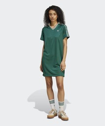 adidas（アディダス）の「アディカラー サッカー ジャカード Vネックワンピース / アディダスオリジナルス adidas Originals（ワンピース）」