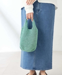 a.v.v（アーヴェヴェ）の「ラメニットバッグ（ハンドバッグ）」