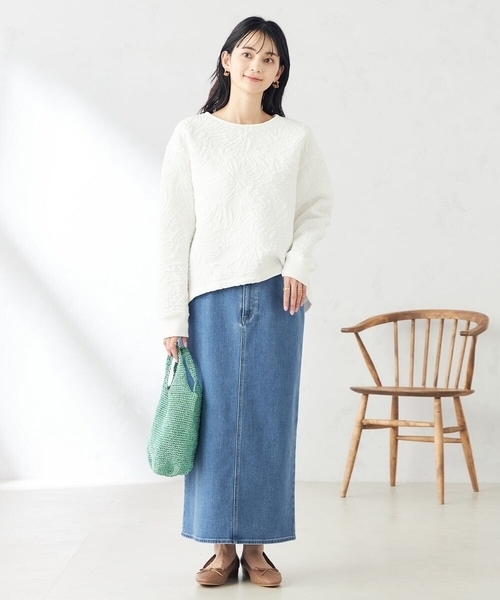 a.v.v（アーヴェヴェ）の「ラメニットバッグ（ハンドバッグ・レディース・グリーン/オレンジ/ベージュ/シルバー・38）」の5枚目の写真
