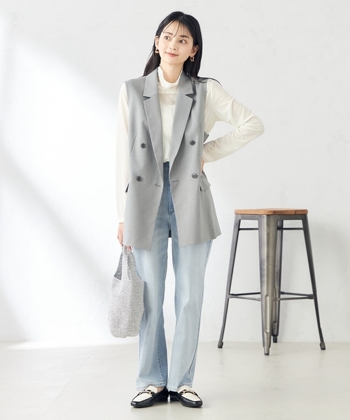 a.v.v（アーヴェヴェ）の「ラメニットバッグ（ハンドバッグ・レディース・グリーン/オレンジ/ベージュ/シルバー・38）」の8枚目の写真