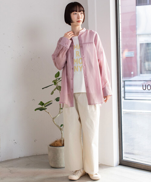 POU DOU DOU（プードゥドゥ）の「セミワイドタックワイドパンツ（その他パンツ・レディース・キナリ/ブラック/カーキ・M）」の17枚目の写真