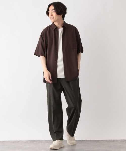 内一 セール】サラサマ快適シャツ/レギュラーカラー/半袖/286395