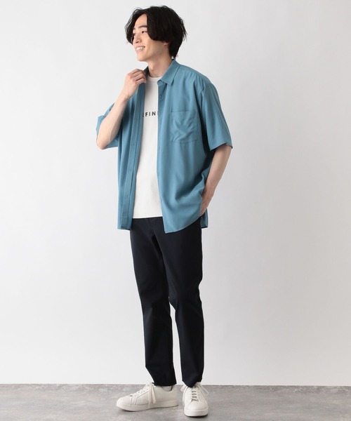 Palmページ セール】サラサマ快適シャツ/レギュラーカラー/半袖/286395