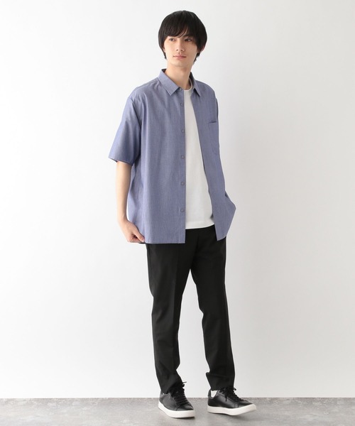 yhmaページです。 GLOBAL WORK シャツ サラサマ快適シャツ/レギュラーカラー/半袖