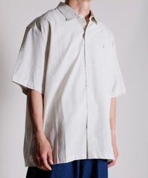 R.(rehacer)（アールドット（レアセル））の「R. : Retro Stripe Box S/S Loose Shirt（シャツ/ブラウス）」