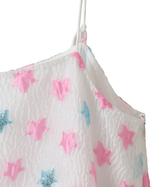 Candy Stripper（キャンディストリッパー）の「STAR JACQUARD SHEER ドレス（ワンピース・レディース・ピンク/レッド/ブラック・FREE）」の7枚目の写真