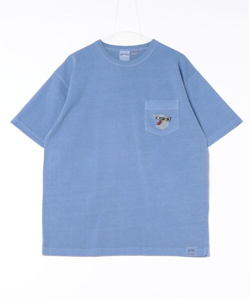 tシャツ HOUSTON / PIGMENT CRACKD PT SOUVENIR TEE（TIGER） / 22299 レディース メンズ HOUSTON tシャツ / PIGMENT CRACKD PT SOUVENIR TEE（TIGER