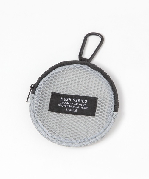 LAKOLE（ラコレ）の「メッシュミニポーチ / 284117（ポーチ・レディース・イエロー/グレー/ホワイト/ブラック・FREE）」の3枚目の写真