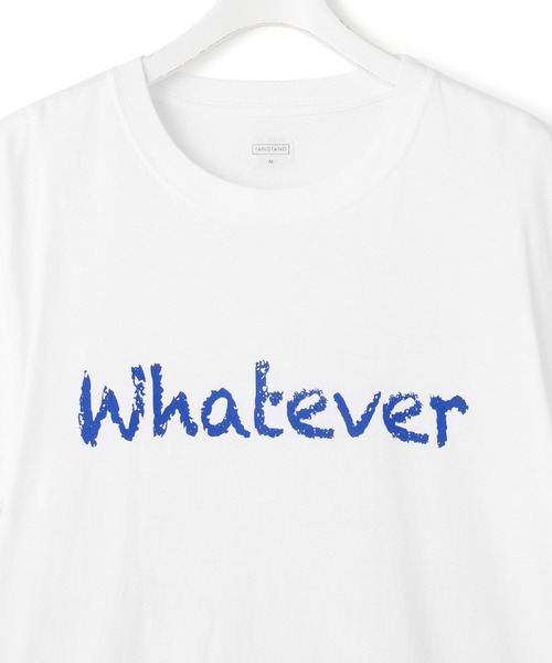 ADAM ET ROPE'(アダムエロペ)の「【TANGTANG(タンタン)】 WHATEVER BLUE(Tシャツ/カットソー・レディース・ホワイト/ブラック・M)」の4枚目の写真