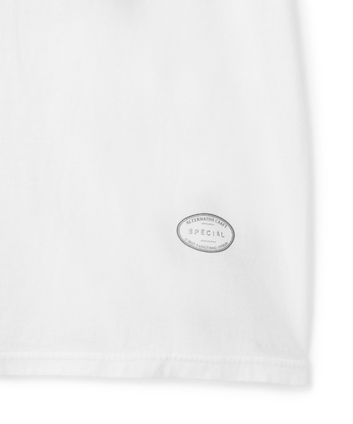 ADAM ET ROPE'(アダムエロペ)の「【TANGTANG(タンタン)】 WHATEVER BLUE(Tシャツ/カットソー・レディース・ホワイト/ブラック・M)」の6枚目の写真