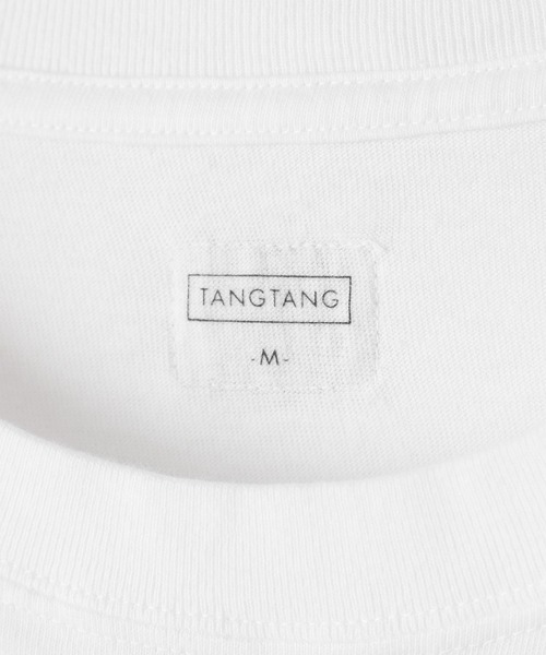 ADAM ET ROPE'(アダムエロペ)の「【TANGTANG(タンタン)】 WHATEVER BLUE(Tシャツ/カットソー・レディース・ホワイト/ブラック・M)」の8枚目の写真