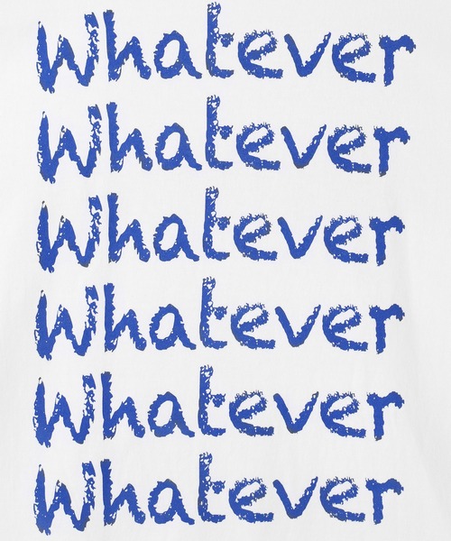 ADAM ET ROPE'(アダムエロペ)の「【TANGTANG(タンタン)】 WHATEVER BLUE(Tシャツ/カットソー・レディース・ホワイト/ブラック・M)」の10枚目の写真