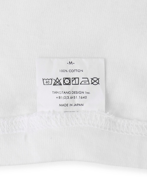 ADAM ET ROPE'(アダムエロペ)の「【TANGTANG(タンタン)】 WHATEVER BLUE(Tシャツ/カットソー・レディース・ホワイト/ブラック・M)」の11枚目の写真