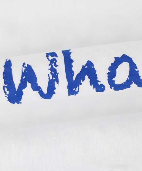 ADAM ET ROPE'(アダムエロペ)の「【TANGTANG(タンタン)】 WHATEVER BLUE(Tシャツ/カットソー・レディース・ホワイト/ブラック・M)」の13枚目の写真