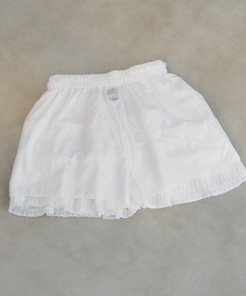 tiptop（ティップトップ）の「段々フリルレースミニスカパン（スカート・レディース・ブラック/オフホワイト・FREE）」の5枚目の写真