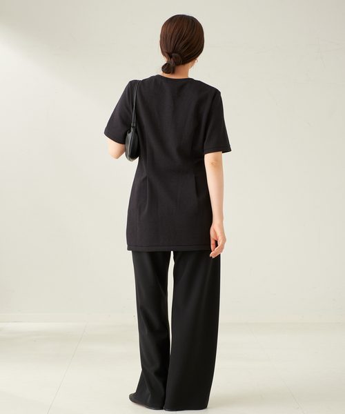 フォルム チュニックTシャツ（Tシャツ/カットソー）｜Plage