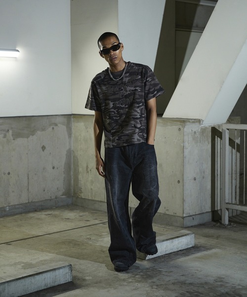 ANDER HUNK（アンダーハンク）の「Camouflage Short T-shirt / カモフラージュショートTシャツ（Tシャツ/カットソー・メンズ・グレー/ブラウン・SMALL/MEDIUM/LARGE）」の12枚目の写真