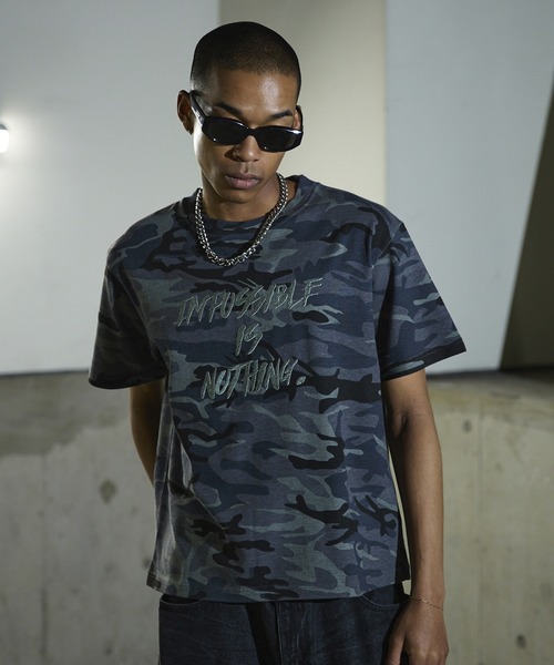 ANDER HUNK（アンダーハンク）の「Camouflage Short T-shirt / カモフラージュショートTシャツ（Tシャツ/カットソー・メンズ・グレー/ブラウン・SMALL/MEDIUM/LARGE）」の11枚目の写真