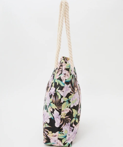 BILLABONG（ビラボン）の「【BILLABONG WOMENS/ビラボンウィメンズ】25SS ESSENTIAL BEACH BAGレディーストートバック/総柄ロゴコットンキャンバストートバッグ（トートバッグ・レディース・マルチ・FREE）」の4枚目の写真