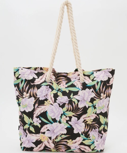 BILLABONG（ビラボン）の「【BILLABONG WOMENS/ビラボンウィメンズ】25SS ESSENTIAL BEACH BAGレディーストートバック/総柄ロゴコットンキャンバストートバッグ（トートバッグ・レディース・マルチ・FREE）」の6枚目の写真