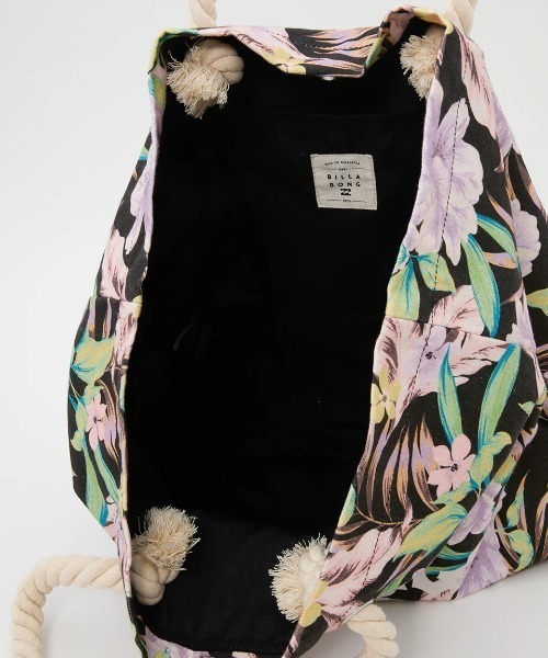 BILLABONG（ビラボン）の「【BILLABONG WOMENS/ビラボンウィメンズ】25SS ESSENTIAL BEACH BAGレディーストートバック/総柄ロゴコットンキャンバストートバッグ（トートバッグ・レディース・マルチ・FREE）」の10枚目の写真