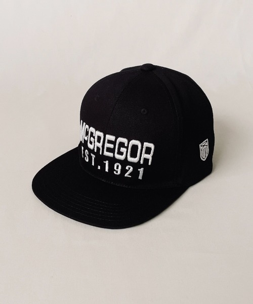 McGREGOR（マックレガー）の「McGREGOR 3D Embroidery Flat Cap（キャップ・レディース・グレー/ブラック・FREE）」の17枚目の写真