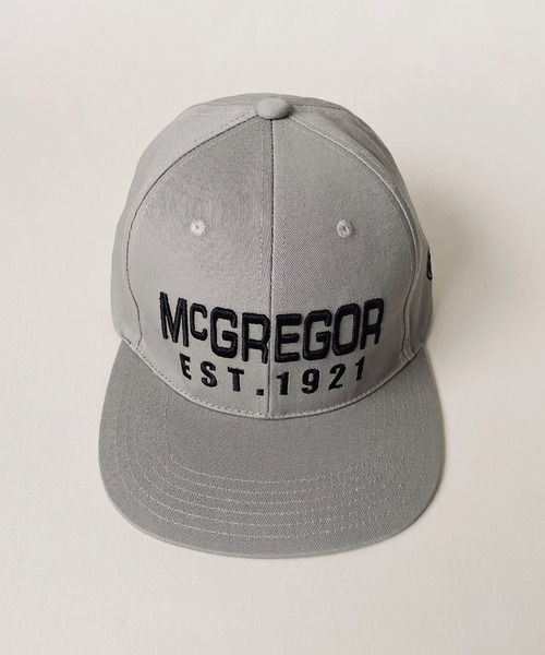 McGREGOR（マックレガー）の「McGREGOR 3D Embroidery Flat Cap（キャップ・レディース・グレー/ブラック・FREE）」の20枚目の写真