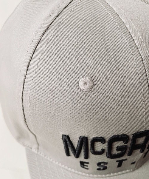 McGREGOR（マックレガー）の「McGREGOR 3D Embroidery Flat Cap（キャップ・レディース・グレー/ブラック・FREE）」の22枚目の写真